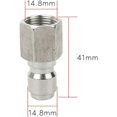 thumbnail image 5 of Qucyy Pressure Washer Adapter Kit, Quick Disconnect Kit, 3/8 Female Fitting, 5000 PSI, 5 of 5