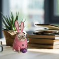 thumbnail image 4 of Escultura De Pugs De Resina Hecha A Mano, Estatua De Animal Pug En Miniatura Para Decoración Interior Y Exterior Cateissary HA037976-00, 4 of 6
