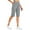 Gray, variant on RYRJJ Women's Yoga Capris Pants Knee Length High Waisted Athletic Shorts with Pockets Stretch Soft Loose Casual Summer Bermuda Long Shorts(Beige,XXL)