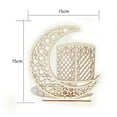 thumbnail image 6 of Eid Crafts Night Light, Ramadan Light Handmade 3D Wooden Moon Shape LED Light Decoration, Ramadan Mubarak Lamp Home Party Bedroom Eid Ornaments for Muslims Ramadan Islamic Table Decor, 6 of 8