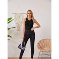thumbnail image 7 of Women Tank Tops Summer Sleeveless Basic Cami Top Shirt Slim Knit Ribbed Racerback Blouses 2024, 7 of 7