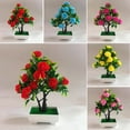 thumbnail image 5 of Artificial Fake Potted Flower Plant Bonsai Outdoor/Indoor/Garden Home Decoration, 5 of 5