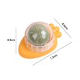 thumbnail image 3 of Juguetes Zanahoria Catnip Treats Catnip saludable Bolas para lamer Suministros para gatos Naranja Hugtrwg Para estrenar, 3 of 3
