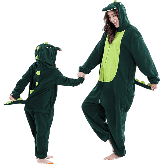 YUEHUA Baby Animal Cos-tume, Kids Dinosaur Pajama, Plush jumpsuit Pajama Infant Sleepwear Homewear for Christmas Party Dress, 11-12 Years