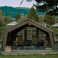 thumbnail image 3 of Coody Inflatable Camping Tents, 17.2 Luxury Cotton Canvas Air Beam Glamping Tent for 2-10 Person Family,Fast Setup Air Tent with Pump,Green, 3 of 10