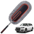 thumbnail image 1 of Juego de plumero para coche, juego de cepillos para polvo con microfibra suave, plumero multiusos antiarañazos con mango extensible para coche, camión, SUV, RV y motocicleta., 1 of 9