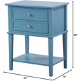 thumbnail image 3 of Glory Furniture Newton 2 Drawer Nightstand in White, 3 of 16