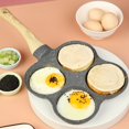 thumbnail image 4 of Sartén para crepes de inducción, sartén para panqueques pequeña de 4 agujeros, sartén para huevos antiadherente, panqueque y, 4 of 5