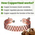 thumbnail image 3 of Juego de 3 pulseras magnéticas para mujeres y hombres - Pulseras ajustables de cobre con imanes - Regalos de joyería para terapia de campo magnético (18, 3 of 4