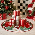 thumbnail image 3 of 36 Inch Christmas Tree Skirt, Snowman Trees Mat for Merry Christmas Halloween Indoor Home Holiday Party Decorations, 3 of 6
