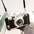 thumbnail image 2 of Tholdsy Vintage Camera Phone Case Modern 3D Vintage Style Camera Design Funda de silicona con correa larga Cuerda Compatible para 6 / 6s Teléfono y Comunicación No.8, 2 of 6
