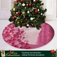 thumbnail image 6 of Coolnut Valentine's Day Love Christmas Tree Skirt Home Decoration Large Round Christmas Tree Skirt for Holiday Party Home Christmas Day Ornaments,47.2", 6 of 6