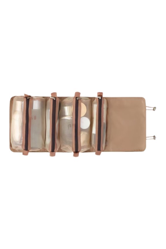 Toiletry Bag - 4 Removeable Makeup Cosmetic Bag Travel Organizer