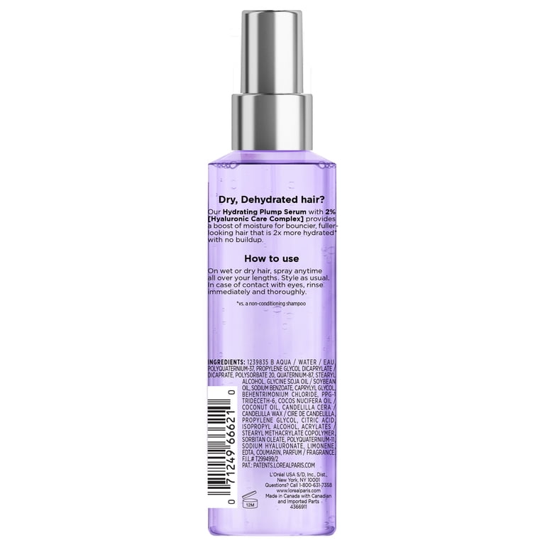 L'Oreal Paris Elvive Hyaluron Plump Serum Spray, 4.4 oz photo 7