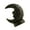 Black, variant on MOMOJIA Resin Moon God Sculpture Incenses Burners Ramadans Decorative Cultural Art Piece