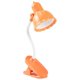 thumbnail image 3 of Lámpara de escritorio LED con clip para decoración de flores, ideal para mesita de noche, oficina, cabecera de cama Naranja, 3 of 9