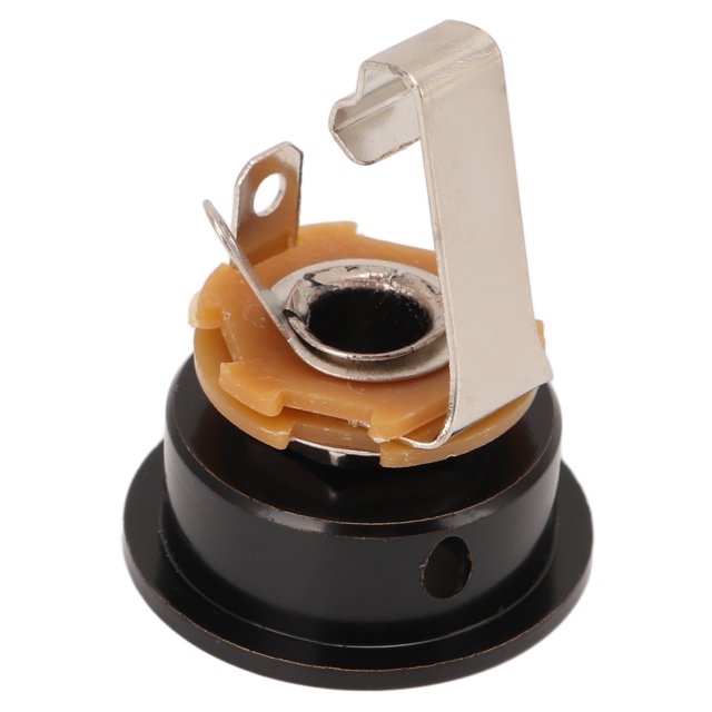 Guitar Output Jack, Bright Color Portable Guitar Stereo Output Socket Smooth for Party Black,Silver,Golden