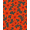 Orange, Pattern 4, variant on ODIKA 4'x6' Machine Washable Non-Slip Area Rug, Heritage Noel Flat High Traffic Rug, Black, 605804