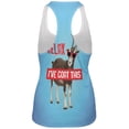 thumbnail image 2 of Relax I've Goat Got This All Over Womens Work Out Tank Top Multi SM, 2 of 2