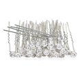 thumbnail image 1 of GBSTORE 12 Pcs Transparent Crystal Rhinestones Hair Pins Beautiful Hair Accessories for Every Occasion, 1 of 4