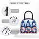 thumbnail image 4 of Disketp Cute Gnomes in USA Bolsa Térmica para Almuerzo, Lonchera con Abertura Amplia y Gran Capacidad, Organizador Reutilizable para Mujeres, Hombres y Adultos, 4 of 6