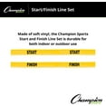 thumbnail image 6 of Champion Sports Poly Start and Finish Line Set, Yellow, 6 of 6