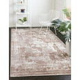 thumbnail image 3 of Unique Loom Sofia Collection Area Rug - Salle Garnier Bundle (7' 1" x 10' Rectangle Beige/Ivory), 3 of 5