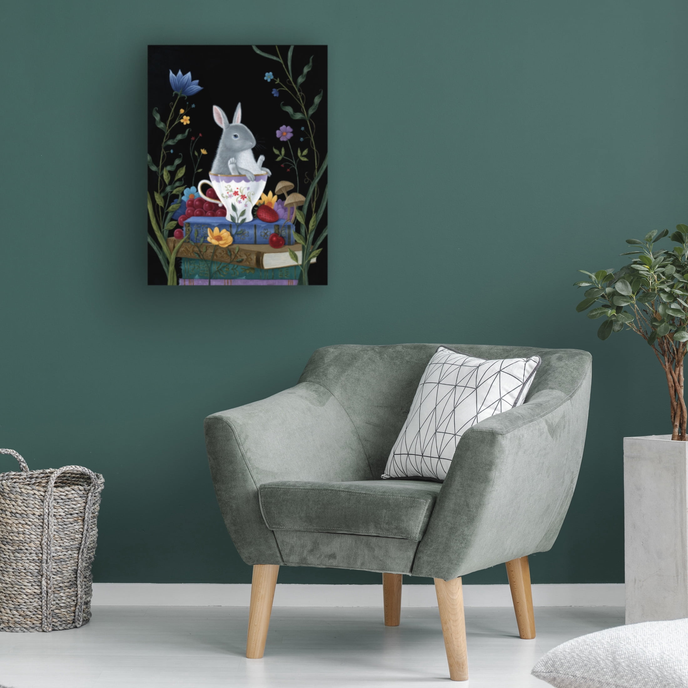 Canvas Wall Art - Gina Matarazzo 'Lilys Predicament' Wall Art for Living Room, Bedroom, or Office Décor by Trademark Fine Art - 18 x 24 Inches