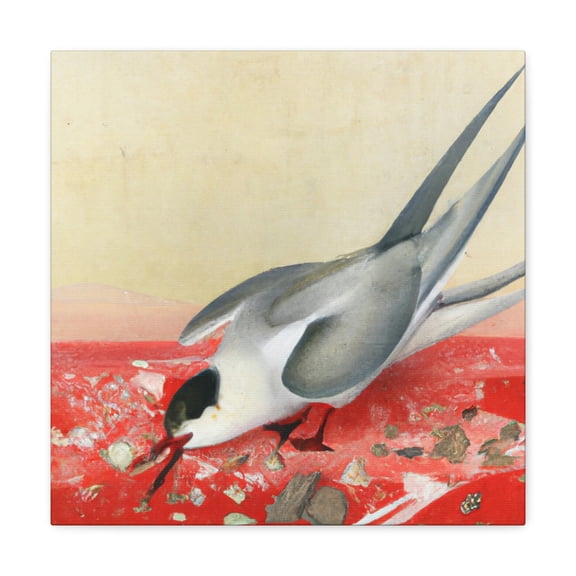 Arctic Terns Radiantly. - Canvas