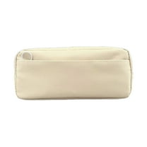 Btomtd Versatile Pencil Cases Expandable Pencil Pouches for Desk Storage Multi Use Pencil Bags, White