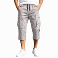 thumbnail image 7 of Cargo Shorts for Men Bermuda Casual Summer Below the Knee Shorts Hiking Travel Lightweight Tactical Shorts, 4XL, 7 of 7