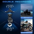 thumbnail image 5 of Camlekor Dual-Camera Motorcycle Dashcam 1080P Resolution Built-in 32GB Memory Card Loop Recording Mode Parking Surveillance Mode, 5 of 8