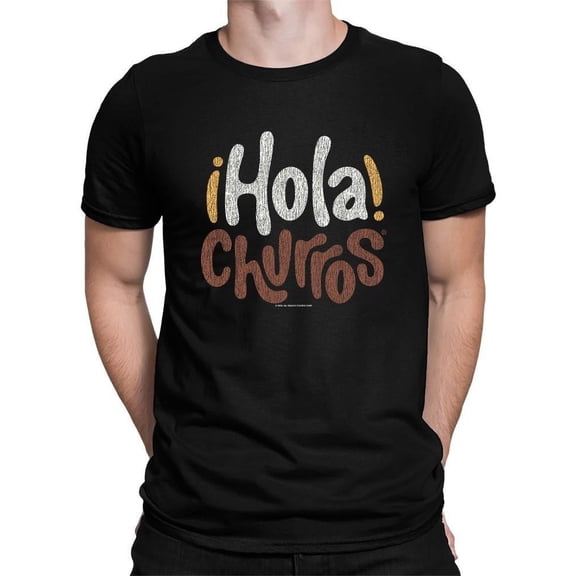 Hola Churros - Bold And Playful Dessert Art Print Men's T-shirt