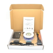 MASBRILL Electric Dog Fence, Underground Electric Dog Fence Rechargeable Dog Fence Collar 650 ft Wire with 2 Collars
