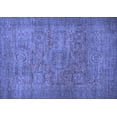 thumbnail image 1 of Ahgly Company Indoor Rectangle Abstract Blue Modern Area Rugs, 5' x 7', 1 of 4