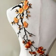 thumbnail image 3 of Iron on Blossom Plum Applique Patch Embroidery Flower Vines Appliques DIY Trim for Jeans Garment Costumes Yellow Color, 3 of 7