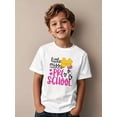 thumbnail image 3 of Kids Cotton T-Shirt, First Day of School Top White Short Sleeve Tee For PRe-K, Print Summer outdoor Sports Shirts, Size 4Y-13Y With White, First Day Preschool Shirt, 3 of 6