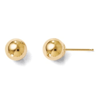 Finejewelers Sterling Silver Radiant Essence Rhodium-plated Ball Post Earrings
