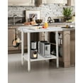 thumbnail image 6 of Danolapsi NSF Stainless Steel Table,48" x 24" Work Table with Adjustable Undershelf,Detachable Trash Bag Holder,Metal Work Table Workbench for Commercial Kitchen Restaurant,Curved Edge, 6 of 8