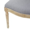 thumbnail image 6 of Noble House Karter Indoor French Fabric Dining Chairs, Set of 4, Light Gray, 6 of 8