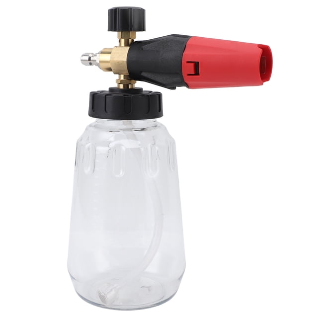Cañón Pulverizador De Espuma Para Lavado De Autos, 1000 Ml, Fácil De Instalar, Cañón De Espuma Para Lavadora A Presión Para Autos, Versátil, Portátil, Resistente Con