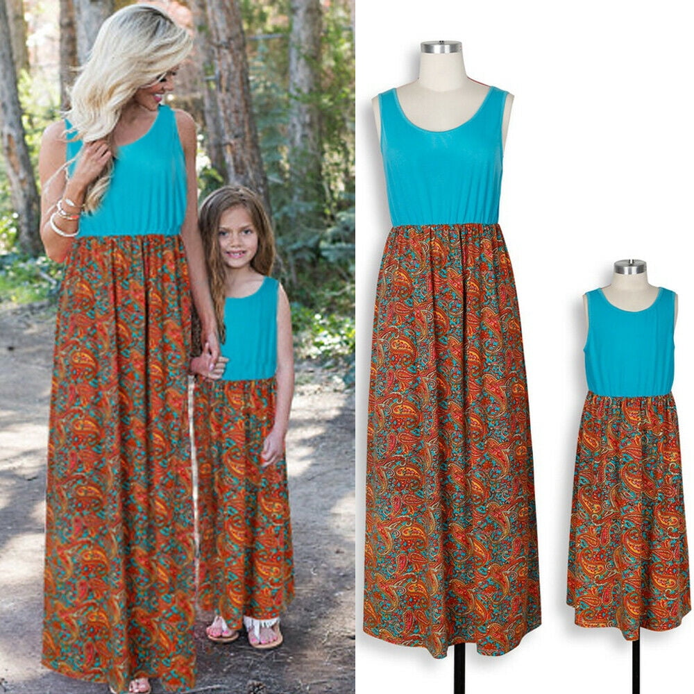 matching baby and girl dresses