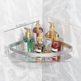 thumbnail image 7 of DKLYHW Adhesive Corner Shower Caddy, No Drilling Bathroom Shower Shelves, Large Capacity Wall Mount Rustproof Premium Organizer, 7 of 7