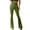 CL113 GN1, variant on Yuncity Women Trousers Solid Color High Waist Elastic Waistband Flared Slim Commute Summer Fitness Casual Outdoor Daily Wear Women's Pants Size 2Xl Black