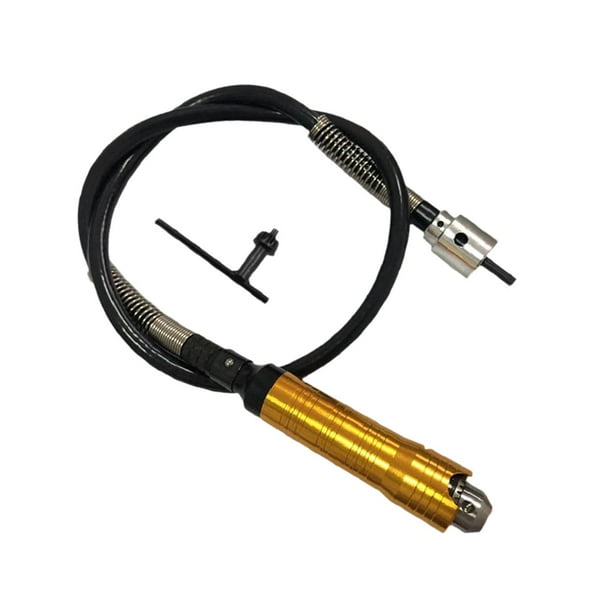 Extensión de accesorio para herramienta rotativa de eje flexible, portátil, resistente y flexible Goma