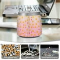 thumbnail image 6 of Yayeee Ashtray with Lid for Cigarette Smokeless Stainless Steel Home Ash Holder, Gradient Pink Stars, 6 of 7