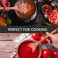 thumbnail image 4 of Wooden Spoons for Cooking,12 Pack Wooden Utensils for Cooking Wooden Cooking Utensils Wooden Kitchen Utensils Set Natural Teak Wooden Spatulas for Cooking, 4 of 7