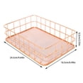thumbnail image 2 of Hot Tools Rose Gold Storage Box Desktop Basket Modern Storage Storage, 2 of 8