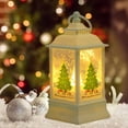thumbnail image 5 of Lighted Christmas Decor Christmas Lanterns Decorative Battery Include Clear LED Lights Hanging Lantern Vintage Lantern Ornament For Xmas Party Home Candlestick Decor Lights, 5 of 7