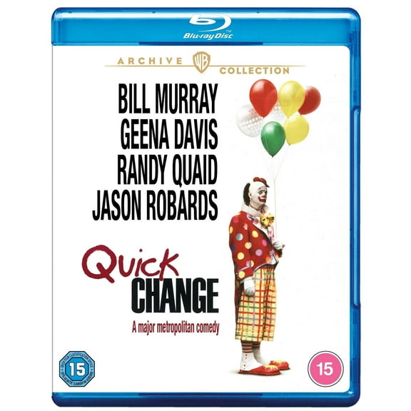 Quick Change (Blu-ray) Randy Quaid Bill Murray Geena Davis Jason Robards Kimberleigh Aarn